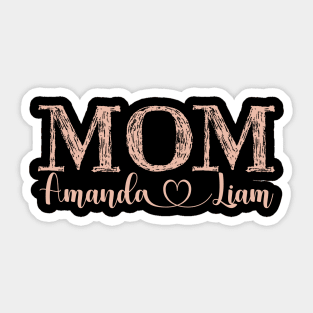 Amanda V Mother's boy Mom Gigi Aunt family Sticker